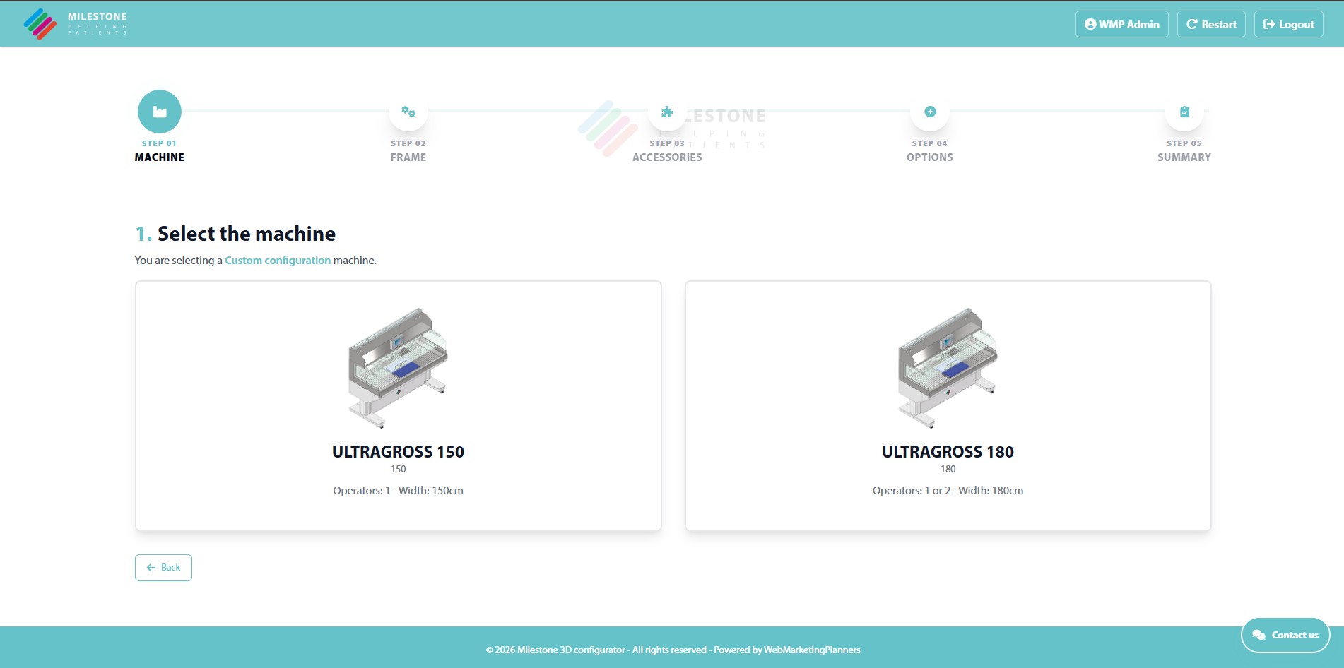 Configuratore preview schermata 1